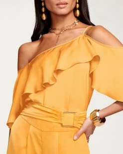 Ramy Brook Scarlett One-Shoulder Top All New Arrivals