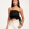 Ramy Brook All New Arrivals Molly Strapless Crop Top