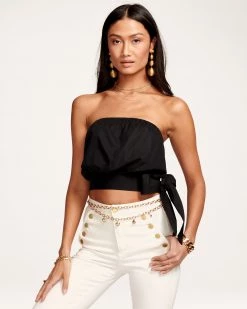 Ramy Brook All New Arrivals Molly Strapless Crop Top