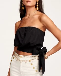 Ramy Brook All New Arrivals Molly Strapless Crop Top