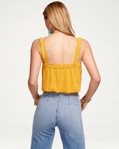 Ramy Brook Patricia Square Neck Crop Top All New Arrivals