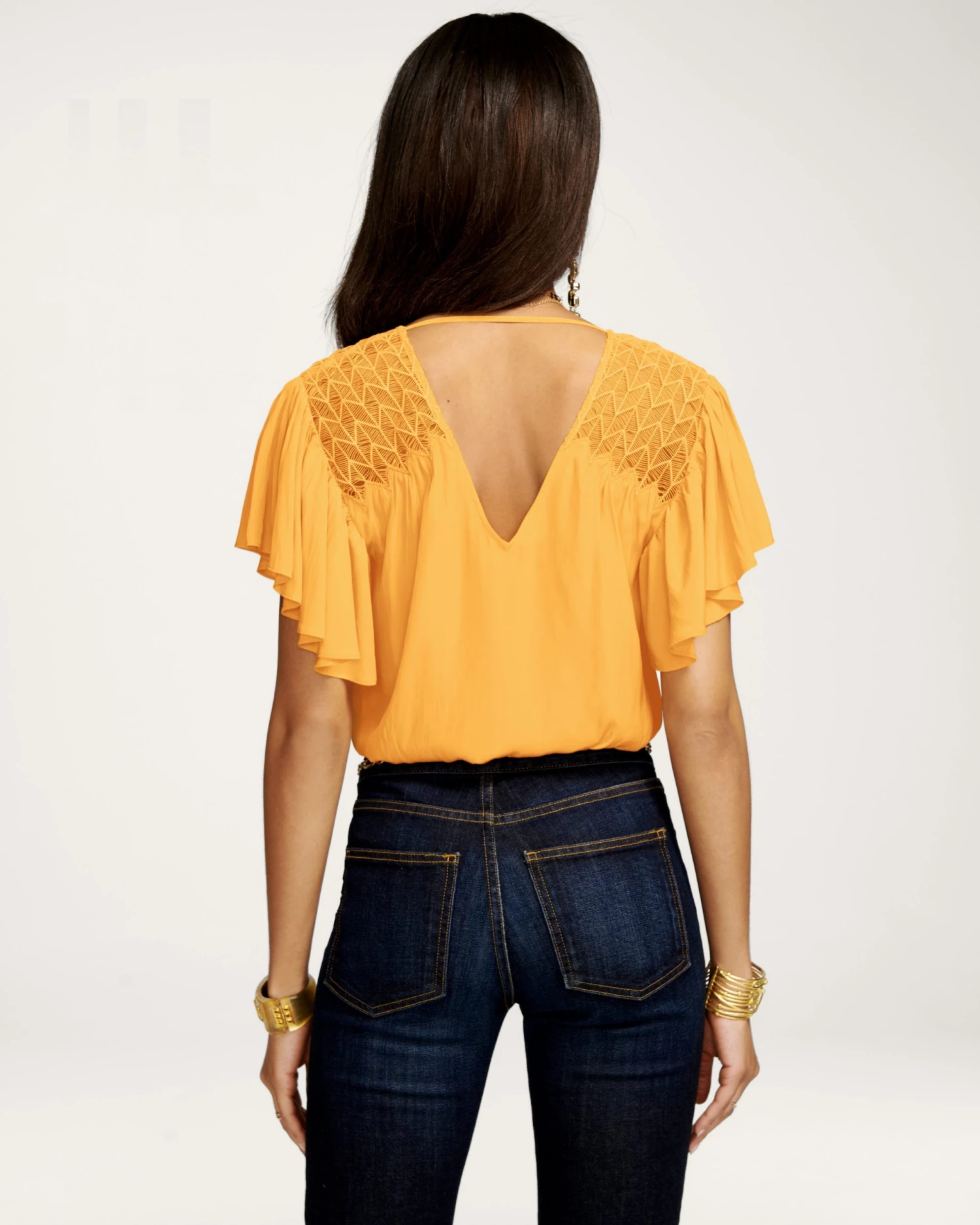 Ramy Brook Mia V-Neck Blouse 5 Ramy Brook Mia V-Neck Blouse