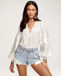 Ramy Brook All New Arrivals Kyle Long Sleeve Blouse