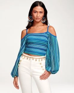Ramy Brook All New Arrivals Ziva Balloon Sleeve Top