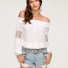 Ramy Brook Embellished Marla Off-The-Shoulder Top All New Arrivals
