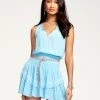 Ramy Brook All New Arrivals Laura V-Neck Mini Dress