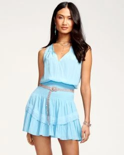 Ramy Brook All New Arrivals Laura V-Neck Mini Dress