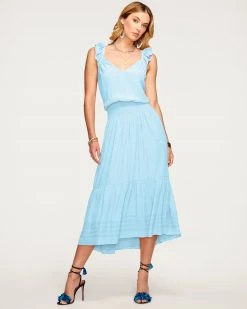 Ramy Brook Chloe Tiered Midi Dress