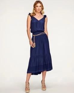 Ramy Brook Chloe Tiered Midi Dress All New Arrivals