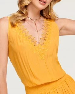 Ramy Brook Ocean V-Neck Mini Dress