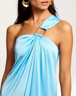 Ramy Brook All New Arrivals Willow One-Shoulder Midi Dress