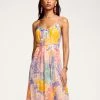 Ramy Brook Printed Ivy Tiered Maxi Dress