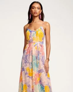 Ramy Brook Printed Ivy Tiered Maxi Dress