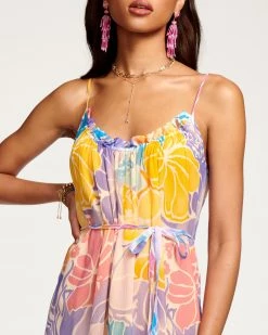 Ramy Brook Printed Ivy Tiered Maxi Dress