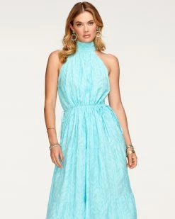 Ramy Brook Jess High Neck Midi Dress All New Arrivals