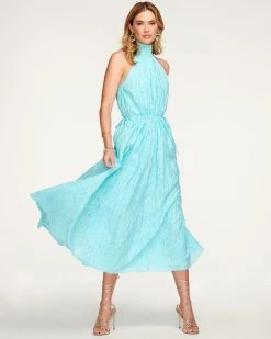 Ramy Brook Jess High Neck Midi Dress All New Arrivals