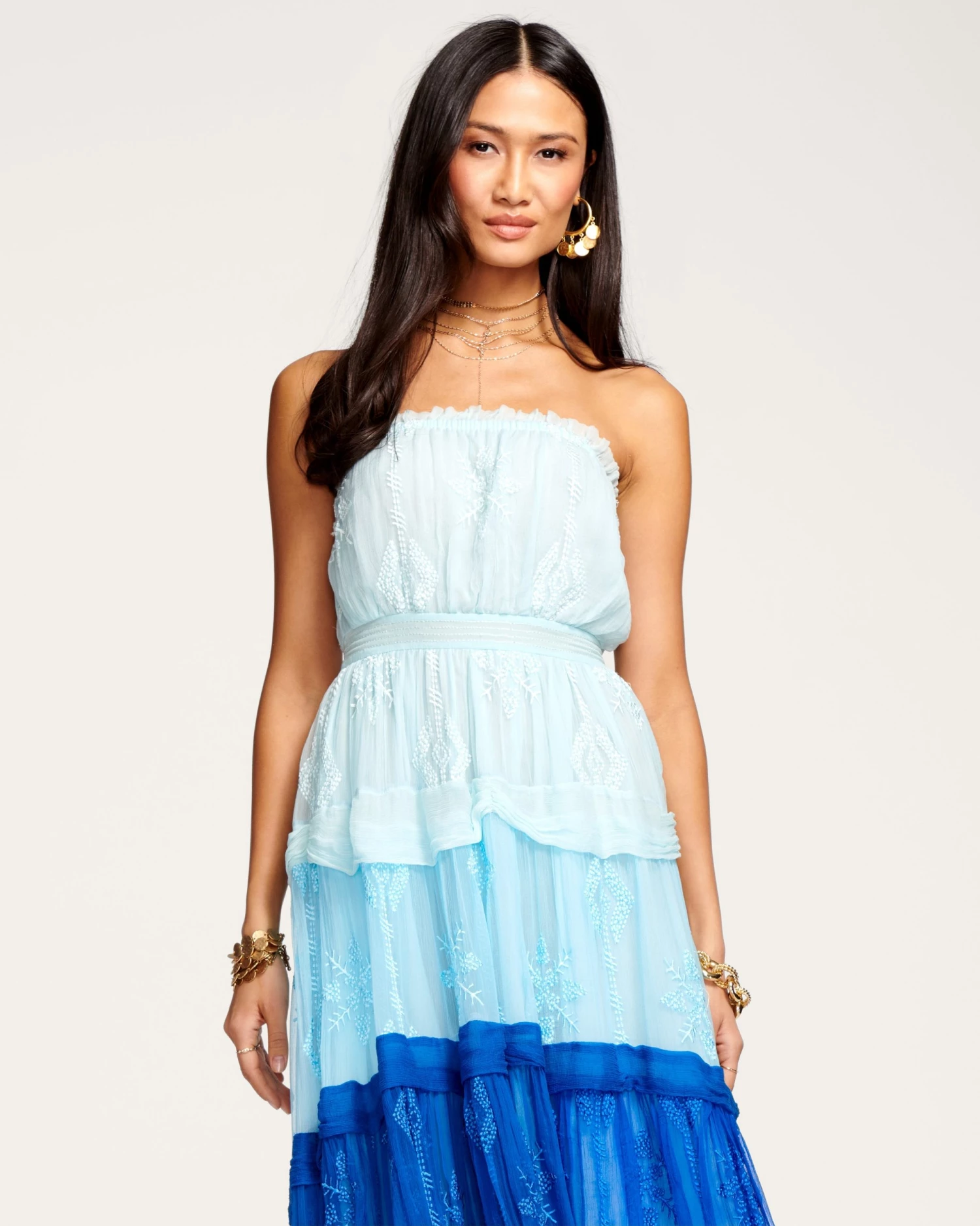 Ramy Brook Keeley Tiered Midi Dress 3 Ramy Brook Keeley Tiered Midi Dress