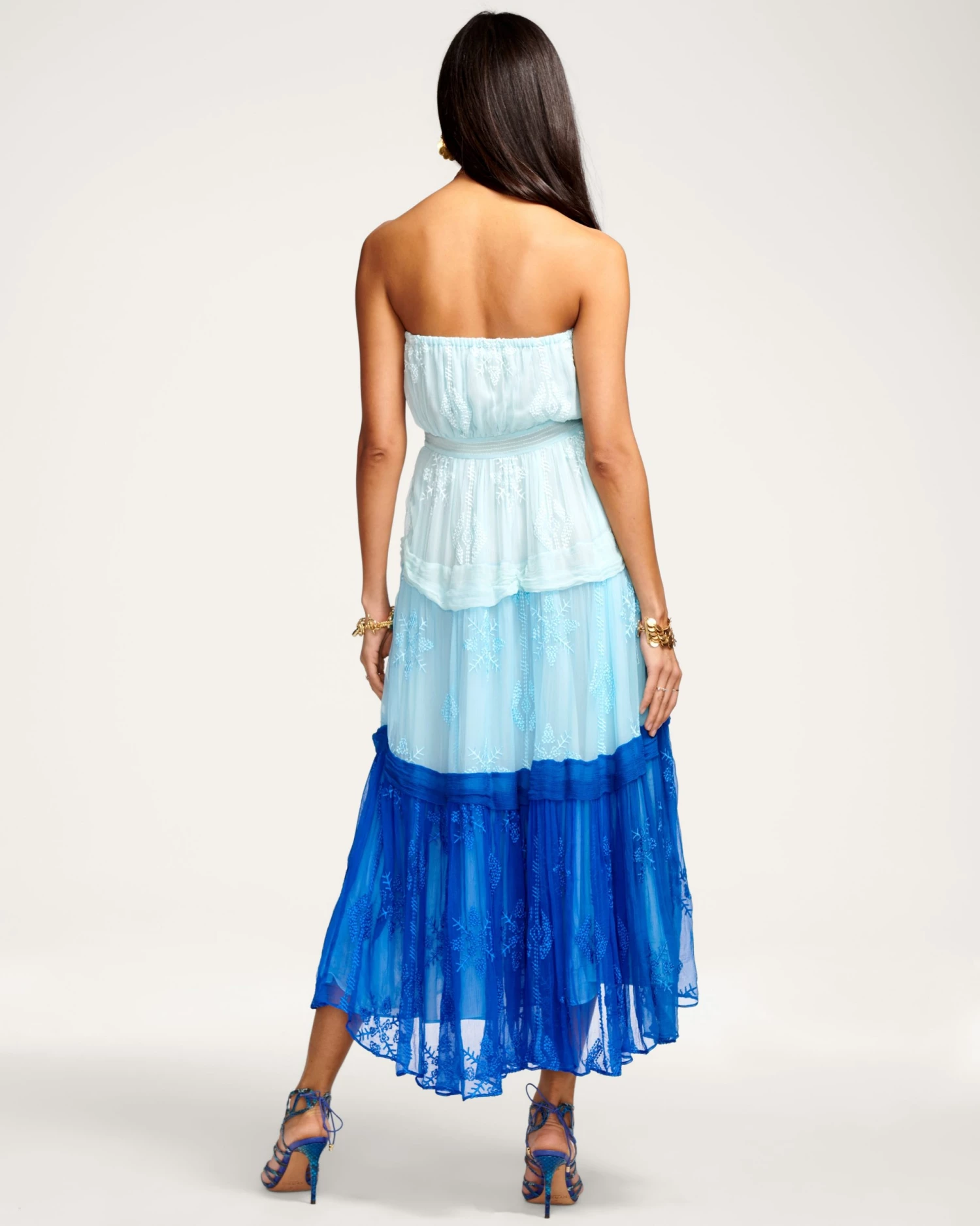 Ramy Brook Keeley Tiered Midi Dress 6 Ramy Brook Keeley Tiered Midi Dress