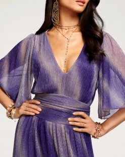 Ramy Brook All New Arrivals Alex V-Neck Maxi Dress