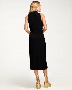 Ramy Brook Monaco V-Neck Midi Dress