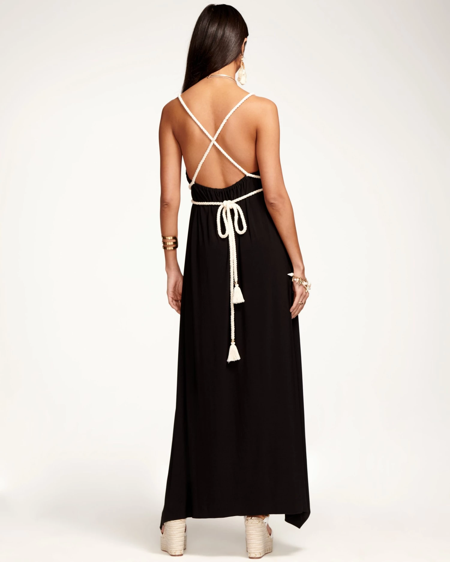Ramy Brook Rope Trim Ryder V-Neck Maxi Dress All New Arrivals 6 Ramy Brook Rope Trim Ryder V-Neck Maxi Dress All New Arrivals