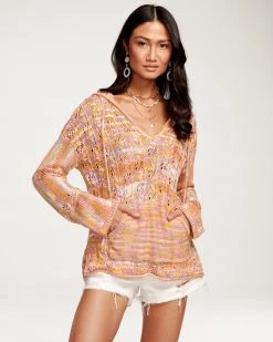 Ramy Brook All New Arrivals Dean Open Knit Sweater