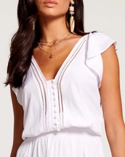 Ramy Brook All New Arrivals Lola Ruffle Mini Dress