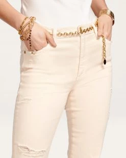 Ramy Brook All New Arrivals Adriana High-Waisted Ripped Jean