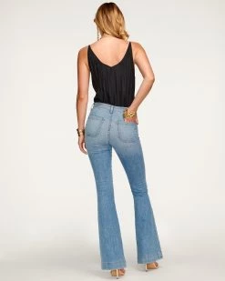 Ramy Brook All New Arrivals Cindy High-Rise Flare Jean 9 Ramy Brook All New Arrivals Cindy High-Rise Flare Jean