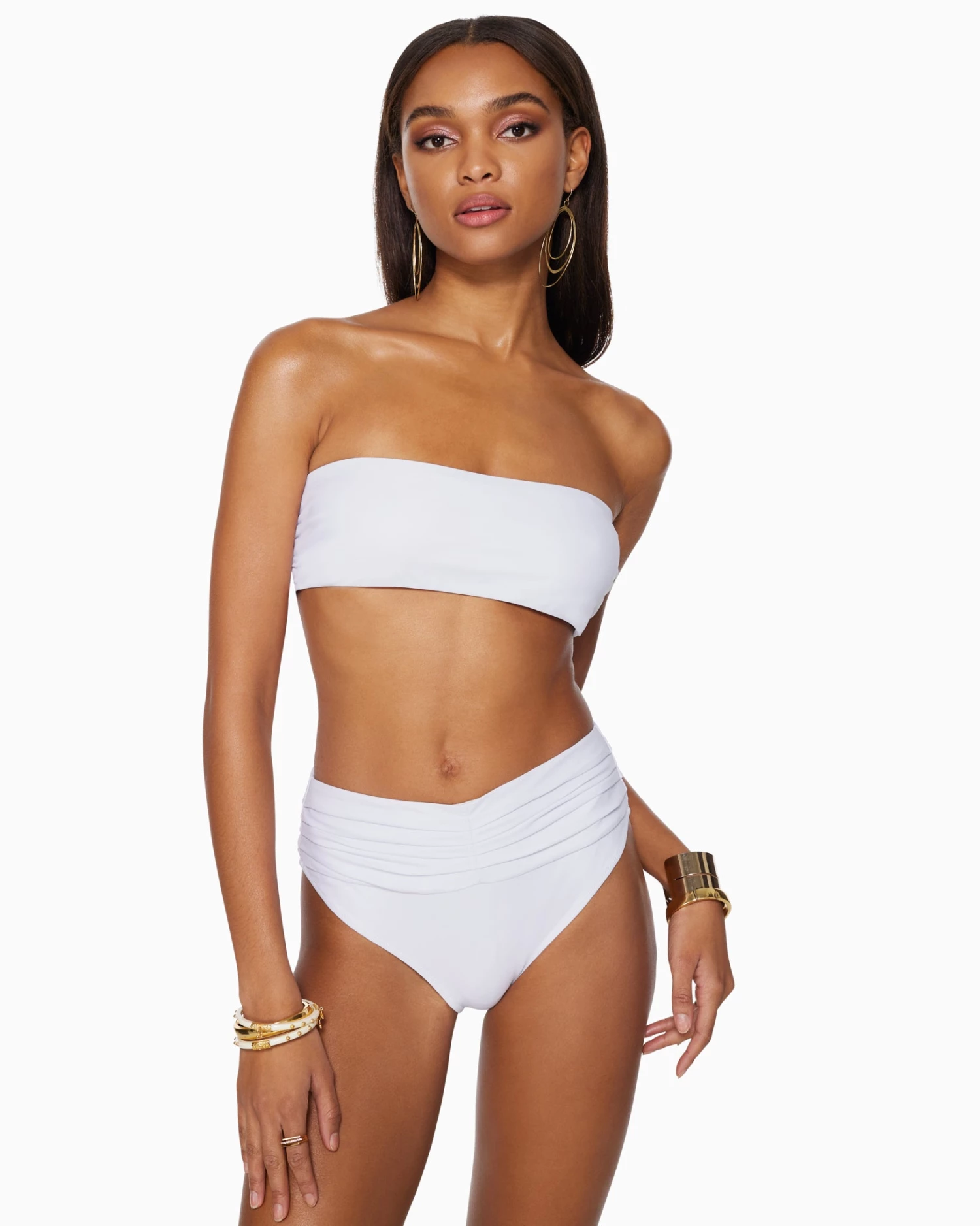 Ramy Brook Ivo Ruched Bikini Bottom 6 Ramy Brook Ivo Ruched Bikini Bottom