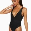 Ramy Brook Soren V-Neck One Piece Swimsuit Shop All