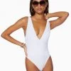 Ramy Brook Soren V-Neck One Piece Swimsuit