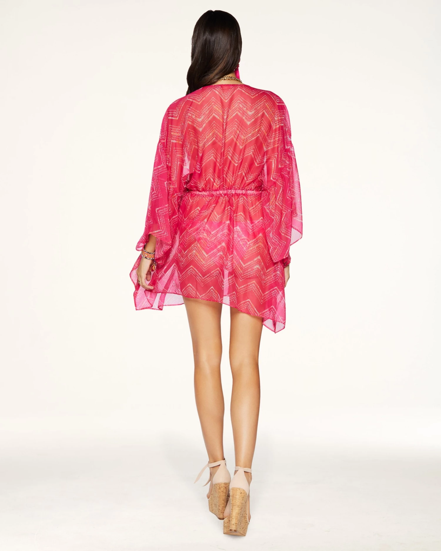 Ramy Brook Printed Anora Coverup Mini Dress