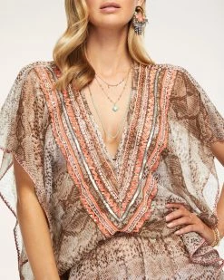 Ramy Brook Swim Printed Tinos Coverup Mini Dress