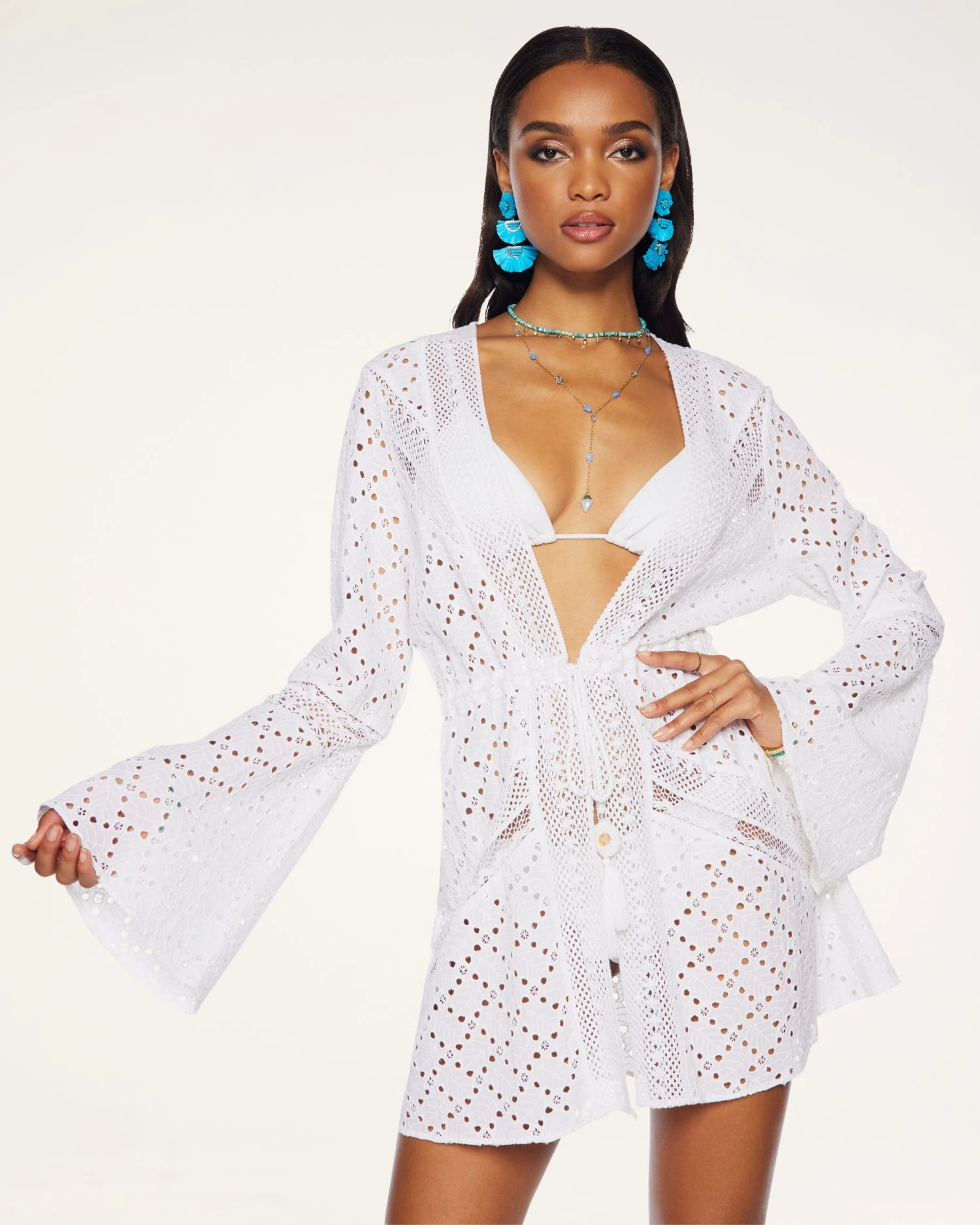 Ramy Brook Simona Coverup Mini Dress Shop All