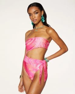 Ramy Brook Printed Gigi Strapless One Piece Swimsuit