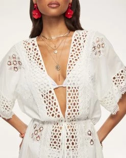 Ramy Brook Shop All Delphine Crochet Mini Dress