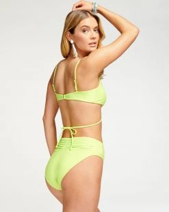 Ramy Brook Shop All Ivo Ruched Bikini Bottom