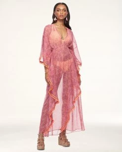 Ramy Brook Shop All Printed Willa Coverup Maxi Dress