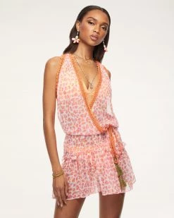 Ramy Brook Shop All Printed Donica Coverup Mini Dress