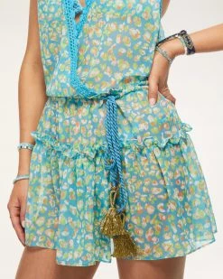 Ramy Brook Printed Donica Coverup Mini Dress 8 Ramy Brook Printed Donica Coverup Mini Dress